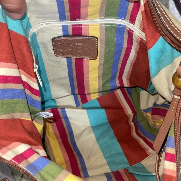 VINTAGE FOSSIL SHOULDER BAG - Picture 7 of 8